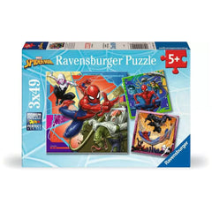 Ravensburger - Puzzle 3x49 Piezas Marvel Spider-Man - Puzzles