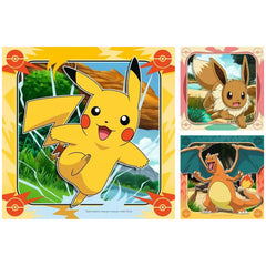 Ravensburger - Puzzle de 3x49 piezas - Pokémon - Puzzles