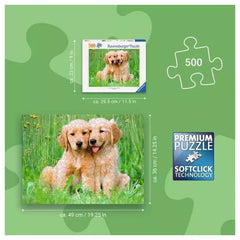 Ravensburger - Puzles - Cachorros 3 - 500 Piezas - 12 Años - Educativo