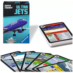 Ravensburger - Super Trump Ultra Jets - Juego de Mesa - Edición Alemana