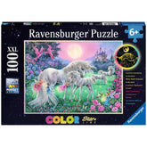 Ravensburger - Unicorns In The Moonlight - 100 Pieces - Puzzles