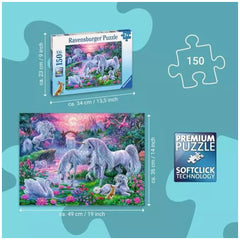 Ravensburger - Unicorns In The Sunset - 150 Pieces - Puzzles