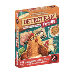 Red Glove - Detecteam: Una Torta Scomparsa Cooperative Investigation Board Game for Kids & Families Ages 7+ - Farmyard Animal Mystery Puzzle Card Game for 1-4 Players with 44 Indizio Cards - RG20803 - Italian Edition