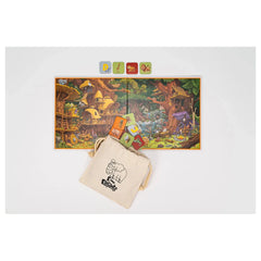 Red Glove - E come Elefante Educational Board Game Ages 3+ - Fun Alphabet & Object Search Game for 2-5 Players with Panoramic Boards and Letter Tiles - RG2087 - Italian Edition
