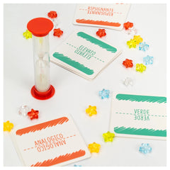 Red Glove - Links Party Board Game Ages 7+ - Creative Word Association Game for 2-10 Players with 120 Cards, 30 Star Tokens and 7 Gameplay Modes - RG2055 - Italian Edition