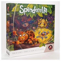 Red Glove - Spinderella Board Game Ages 6+ - Award-Winning 3D Magnetic Skill & Strategy Game for 2-4 Players with Spider Pulley System and Ants - RG2082 - Italian Edition