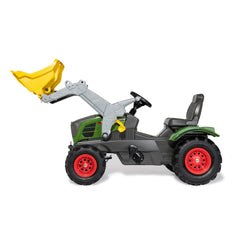 Rolly Toys - Tractor Rolly Farmtrac Fendt 211 Vario con pala y ruedas inflables para montar