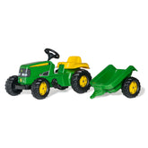 Rolly Toys - Rollykid Tractor John Deere con Remolque Juguetes de Montar