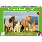 SCHMIDT SPIELE - Rompecabezas Familiar de Caballos de 200 Piezas - Puzzles