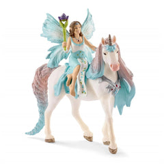 Schleich - Bayala - Hada Eyela con Unicornio Princesa - Figuras de Acción y Juguetes - 70569