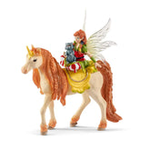 Schleich - Bayala - Fairy Marween With Glitter Unicorn - Action & Toy Figures - 70567