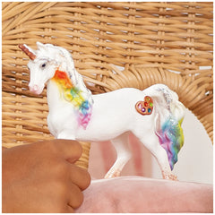Schleich - Bayala - Yegua Unicornio Amor Arcoíris - Figuras de Acción y Juguetes - 70726