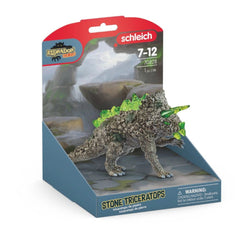 Schleich - Eldrador Creatures - Triceratops de Piedra - Figuras de Acción y Juguetes - 70828