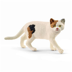 Schleich - Farm World - Gato Americano de Pelo Corto - Figuras de Acción y Juguetes - 13894