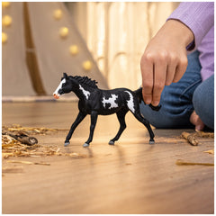 Schleich - Horse Club - Caballo de Silla Paint - Figuras de Acción y Juguetes - 14900
