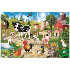 Schmidt Spiele - Animal Club – Animales de Granja 60 Pzs - Rompecabezas
