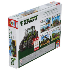 Schmidt Spiele - Fendt 724 Vario, Fendt 716 Vario con cargadora frontal Cargo 4x85 100 Pcs - Puzzles