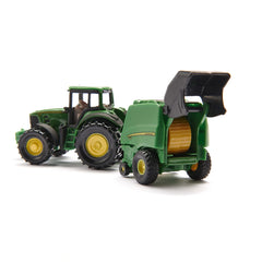 Siku - John Deere tractor with round baler - Play Vehicles