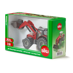 Siku - Massey Ferguson con cargadora frontal - Vehículos de juego
