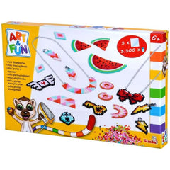 Simba - Art & Fun Mini Iron-On Beads Necklace Earring Set - Arts & Crafts