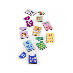 Simba - Juguetes educativos - Puzzle de números de madera - 2 Años - Aprendizaje STEM