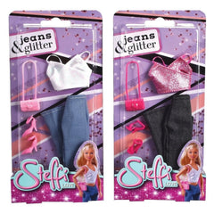 Simba - Steffy and Simba - Evi LOVE Jeans & Glitter Clothes Pack - Dolls, Playsets & Toy Figures
