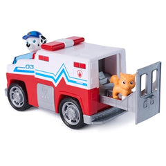 PAW Patrol Search & Rescue – Marshall y camión de bomberos de retrofricción