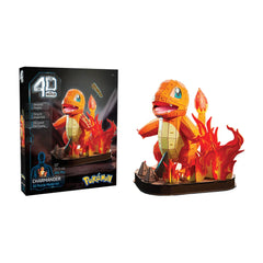 Spin Master - Pokemon 4D Construye a Charmander - Puzzles