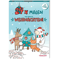 TESSLOFF - Libro para colorear del calendario de adviento - Artes y manualidades - Edición alemana