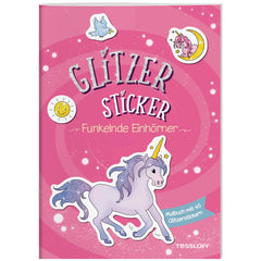 TESSLOFF - Glitter Sticker Coloring Book - Arts & Crafts - German Edition