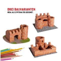 Teifoc - Castle with pen holder 100 Pcs - Arts & Crafts