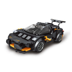 Teorema - Construction Set Toys - Vajra Sir Black Supercar - STEM Learning - 5 Yrs