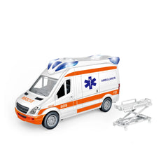 Teorema - Play Vehicles - Ambulance Toy - Friction-Powered - 3 Yrs - Educational Play