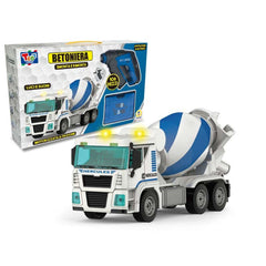 Teorema - Teos Power Betoniera Giocattolo da Costruire - Play Vehicles