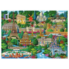 Trefl - Woodcraft French Alley - Puzzles - 14+ - TRF20142