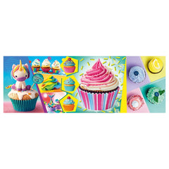 Trefl - Rompecabezas Panorama de 1000 Piezas - Cupcakes Coloridos - 14+ - TRF29045
