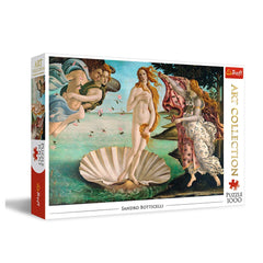 Trefl - 1000 Piece Puzzle - Art Collection The Birth of Venus, Sandro Botticelli - Puzzles Age +14 - TRF10589
