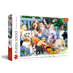 Trefl - Perros en el Jardín - Puzzles - 14 - TRF10556