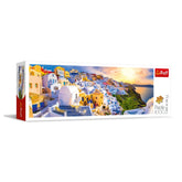 Trefl - 1000 Piece Puzzle Panorama - Sunset in Santorini, Greece - Puzzles Age +14 - TRF29054