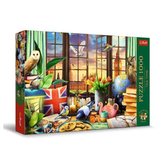 Trefl - 1000 Piece Puzzle - Premium Plus - Tea Time All Things British - Puzzles Age +14 - TRF10847