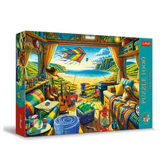 Trefl - 1000 Piece Puzzle - Premium Plus - Tea Time Van Life - Puzzles Age +14 - TRF10851