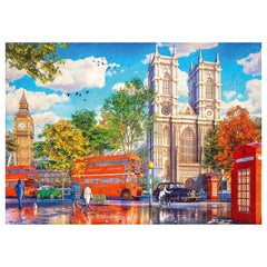 Trefl - Puzzle de 1000 Piezas - Puzzles - 14 - Tea Time Vista de Londres - TRF10805