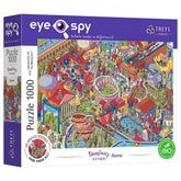 Trefl - 1000 Piece Puzzle UFT EYE - SPY - Imaginary Cities Rome, Italy - Puzzles Age +14 - TRF10709