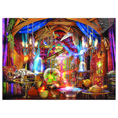 Trefl - Rompecabezas de 1000 Piezas - Puzzles - 14 - Woodcraft Magic Room - TRF20146