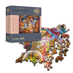 Trefl - Rompecabezas de 1000 Piezas - Puzzles - 14 - Woodcraft Magic Room - TRF20146