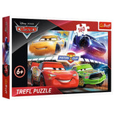 Trefl - 160 Piece Puzzle - Cars 3 Winning the Race - Puzzles Age +6 - TRF15356