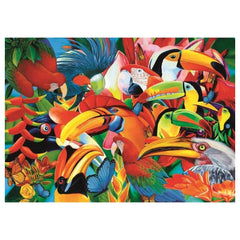 Trefl - 500 Piece Puzzle - Colorful Birds - Puzzles Age +10 - TRF37328
