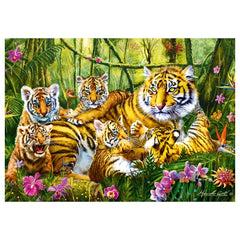 Trefl - Rompecabezas de 500 Piezas - Familia de Tigres - 10+ - TRF37350