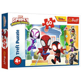 Trefl - 60-Piece Jigsaw Puzzle - Spidey In Spidey's World - Puzzles Age +4 - TRF17371
