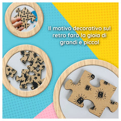 Trefl - Puzzles - "24 Wooden Puzzle" - Mickey and Friends / Disney Mickey Mouse and Friends_FSC Mix 70% - Puzzles Age +3 - TRF20278